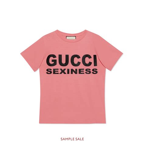 gucci sexiness t shirt|gucci shirt women's price.